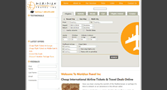 Desktop Screenshot of meridiantravelinc.com